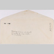 Envelope with note on front (ddr-densho-437-288)