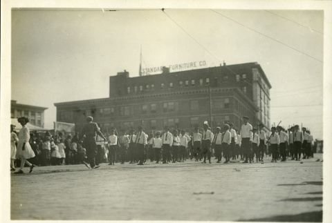 Boys marching in parade (ddr-densho-35-287)