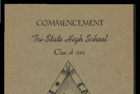 Commencement Tri-State High School Class of 1944 (ddr-csujad-55-179)