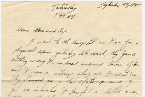 Letter from Tadashi Ishida to Mr. & Mrs. Y Ishida (ddr-densho-535-263)