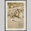Woman in garden (ddr-densho-359-344)