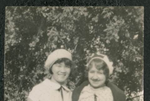 2 girls outside (ddr-densho-378-688)