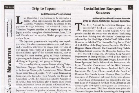 Seattle Chapter, JACL Reporter, Vol. 40, No. 2, February 2003 (ddr-sjacl-1-508)