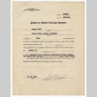 Yoshito Fujii Parolee's or Internee's-At-Large Agreement (ddr-sbbt-2-35)