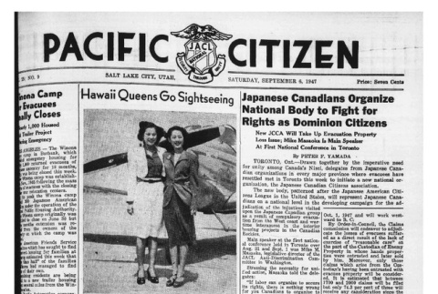 The Pacific Citizen, Vol. 25 No. 9 (September 6, 1947) (ddr-pc-19-36)