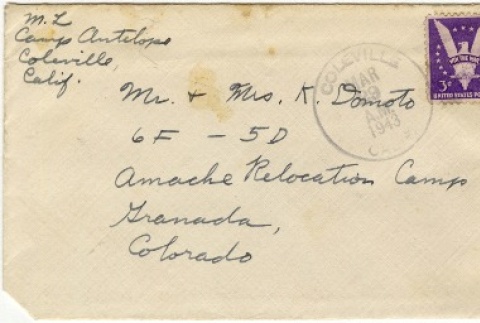 Letter from Mark L. to Kaneji and Sally Domoto (ddr-densho-329-536)