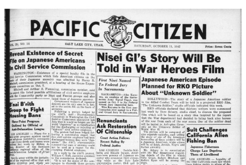 The Pacific Citizen, Vol. 25 No. 14 (October 11, 1947) (ddr-pc-19-41)
