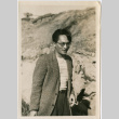 Man on beach (ddr-densho-426-1052)