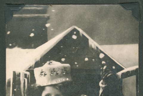 Photo of a young girl in winter (ddr-densho-483-159)