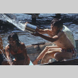 Campers having fun during boat sink (ddr-densho-336-1120)
