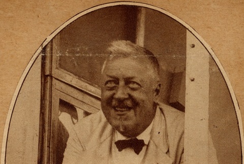 Dr. Hugo Eckener at the window of the Graf Zeppelin (ddr-njpa-1-270)