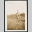 Photo of Tsutomu Fukuyama in a Boy Scout uniform (ddr-densho-483-189)