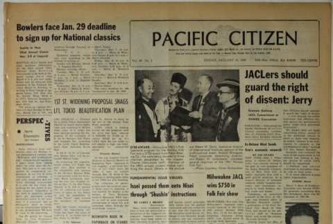 Pacific Citizen, Vol. 66, No. 3 (January 19, 1968) (ddr-pc-40-3)