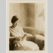 Japanese American woman reading (ddr-densho-26-256)
