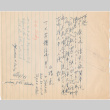 Letter sent to T.K. Pharmacy from Topaz concentration camp (ddr-densho-319-6)