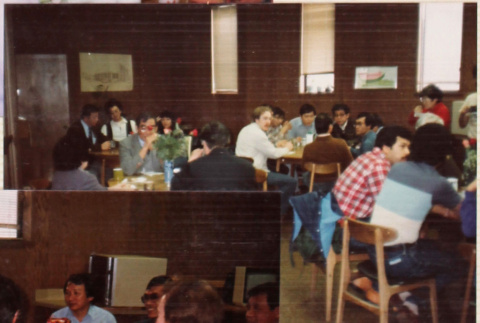 Groups of people sitting at tables (ddr-densho-426-1286)