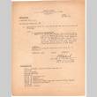 U.S. Strategic Bombing Survey operations order for Ben Mayewaki (ddr-densho-563-41)