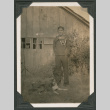 Photo of a man and a dog (ddr-densho-483-270)