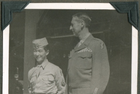 General Clark and Leo Morishita (ddr-densho-201-603)