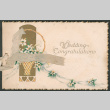 Wedding congratulations card from Mr. & Mrs. T. H. Semba (ddr-densho-316-137)