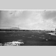 Ward 4 & 7 in the snow, Castle Rock in the background (ddr-densho-570-39)