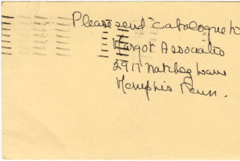 Card from Margot Associates to Takahashi (ddr-densho-424-93)