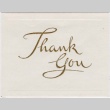 Thank you card for the White River Valley JACL Chapter (ddr-densho-277-187)