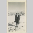 Woman standing in the snow (ddr-manz-7-79)