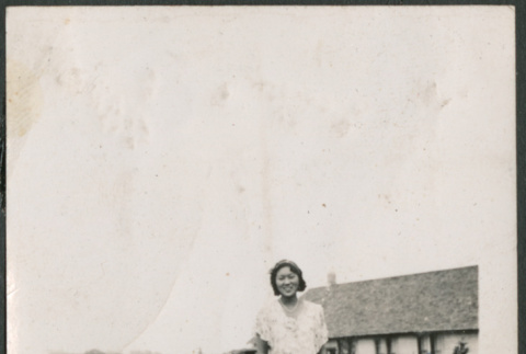 Woman in garden (ddr-densho-316-227)