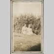 Two women seated outside (ddr-densho-321-651)