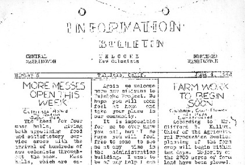 Information Bulletin #6 (June 4, 1942) (ddr-densho-65-305)