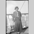 Woman on ship (ddr-densho-426-1470)