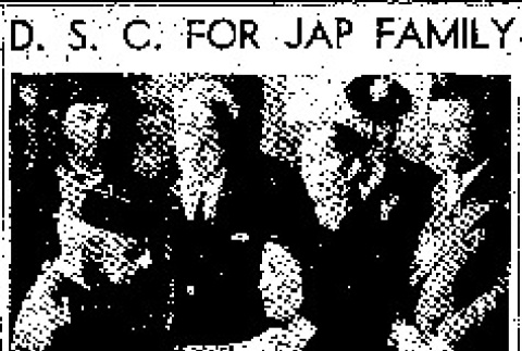 D.S.C. For Jap Family (January 16, 1946) (ddr-densho-56-1152)