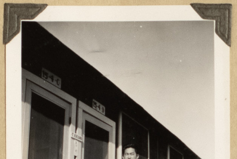 Man at the Kikawa barrack (ddr-densho-542-398)