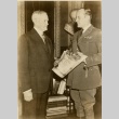 John J. Pershing receiving an certificate (ddr-njpa-1-1269)