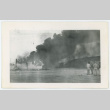 Gila River building on fire (ddr-densho-37-2140)