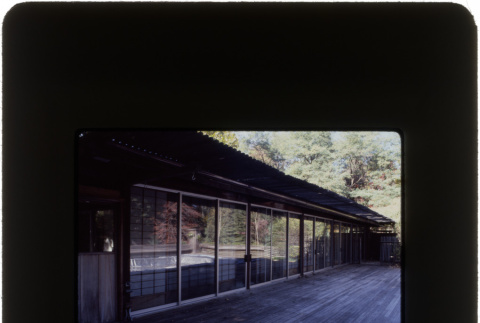 Back deck of a house at the Siegel project (ddr-densho-377-739)