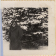 Man in heavy coat in snow (ddr-densho-466-235)