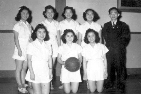 Seattle Buddhist Church girls' basketball team (ddr-densho-13-40)