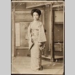 Portrait of Japanese woman in kimono (ddr-densho-259-68)