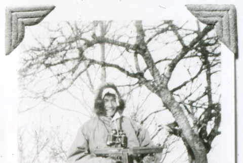 William Kochiyama in winter gear (ddr-densho-1007-838)