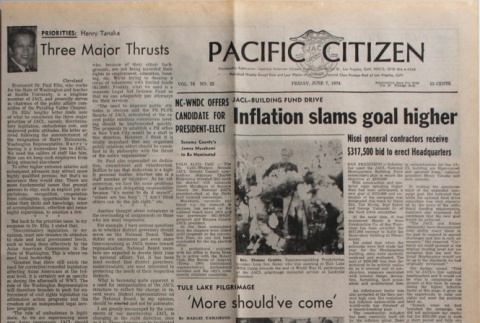 Pacific Citizen, Vol. 78, No. 22 (June 7, 1974) (ddr-pc-46-22)