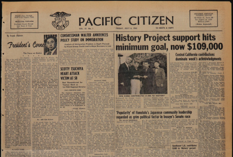 Pacific Citizen, Vol. 55, No.1 (July 6, 1962) (ddr-pc-34-27)