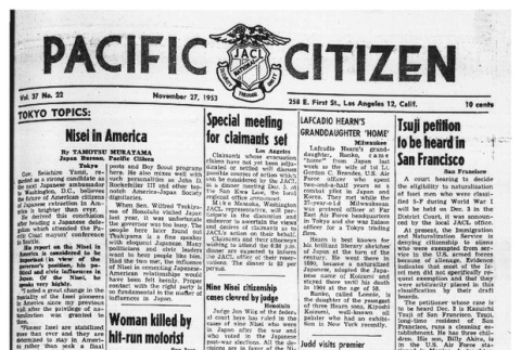The Pacific Citizen, Vol. 37 No. 22 (November 27, 1953) (ddr-pc-25-48)