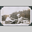 Photo of a woman and child in a row boat (ddr-densho-483-1232)