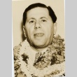 Man wearing leis (ddr-njpa-1-1690)