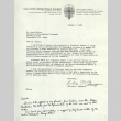 Letter to the Director of Presidential Personnel (ddr-densho-274-161)