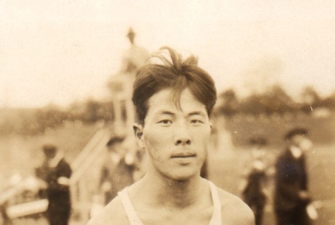 Keio University track athlete (ddr-njpa-4-2672)