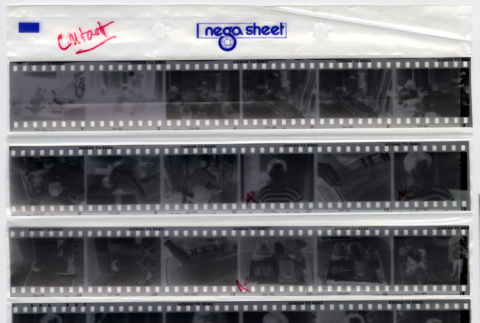 Negative contact sheet (ddr-densho-1007-1303)