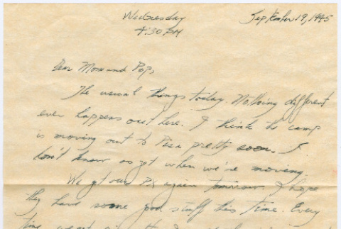 Letter from Tadashi Ishida to Mr. & Mrs. Y Ishida (ddr-densho-535-258)